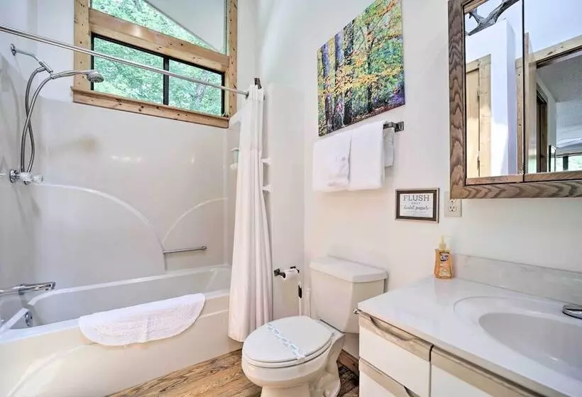 Vibrant Bryson City Home W/ Mtn Views & Deck!