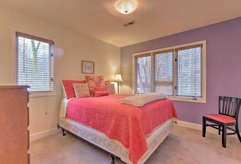 2 Story Deck: Waterfront Lake Lure Home!