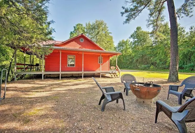 Quiet Mountain Fork River Cabin W/ Water View Deck