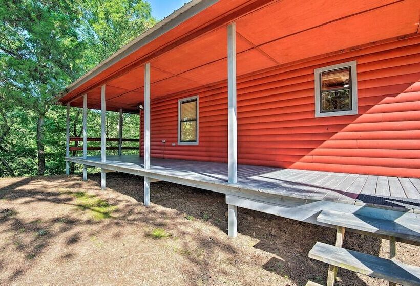 Quiet Mountain Fork River Cabin W/ Water View Deck