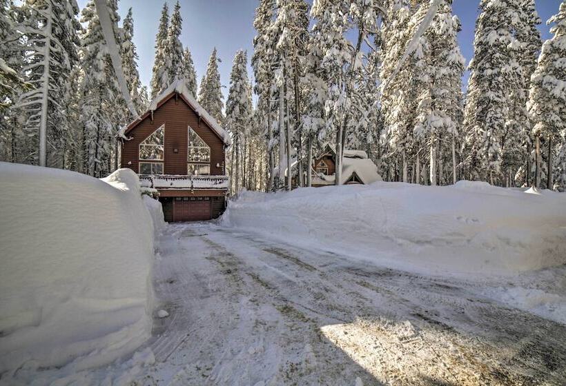 3 Mi To Donner Ski: Soda Springs Cabin W/ Deck