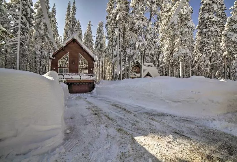 3 Mi To Donner Ski: Soda Springs Cabin W/ Deck