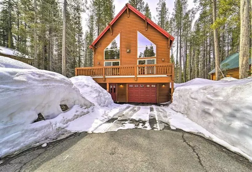3 Mi To Donner Ski: Soda Springs Cabin W/ Deck