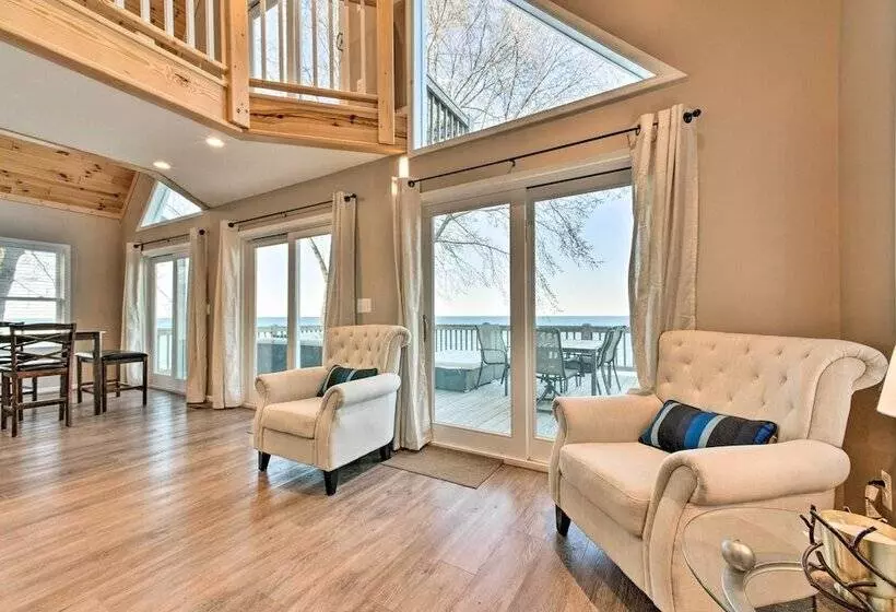 Lakefront Lexington Escape: Steps To Beach!