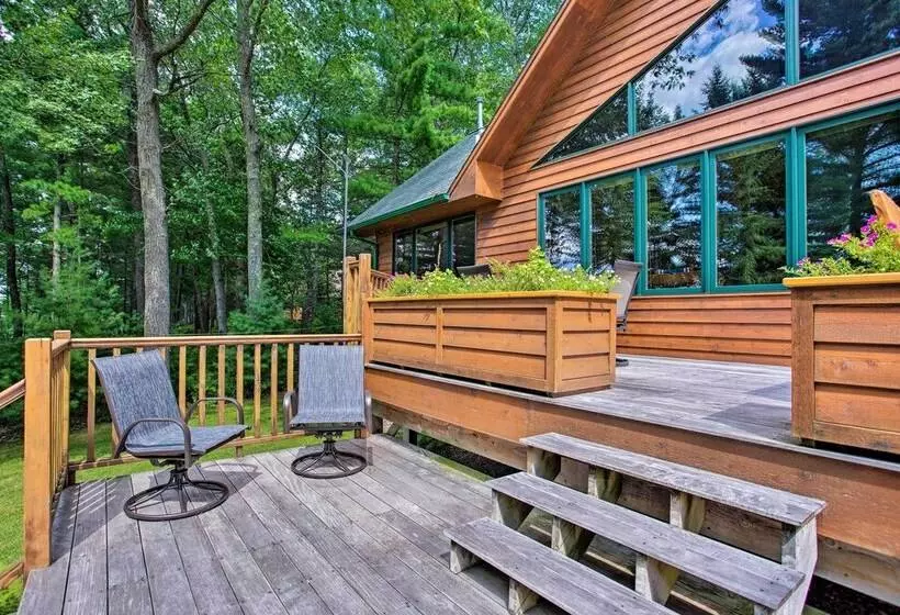 Private Retreat W/ Dock On Middle Eau Claire Lake!