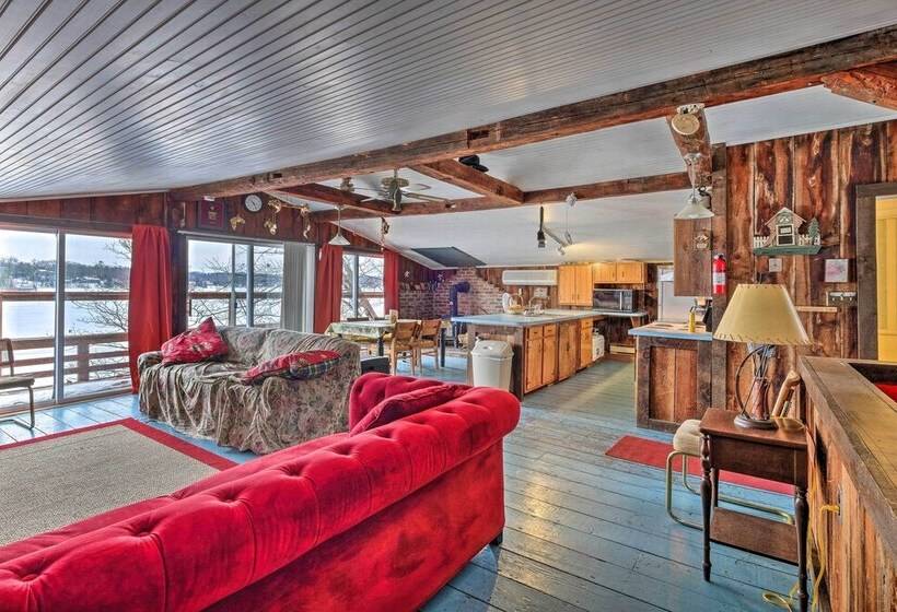 Quiet Cabin On Glen Lake W/ Boat Dock & Deck!