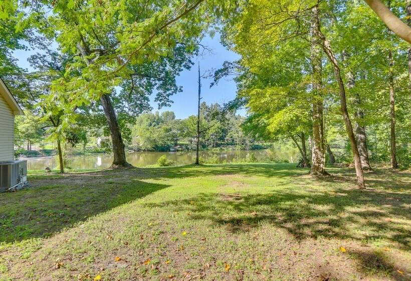 Stunning Greensboro Home W/ Deck & Pond View!