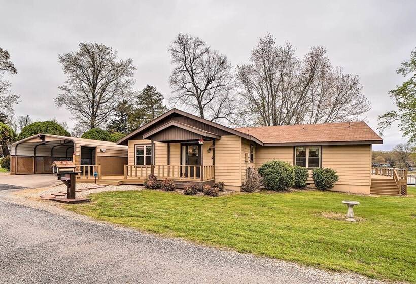 Kayaks & Boat Dock: Waterfront Home In Grove