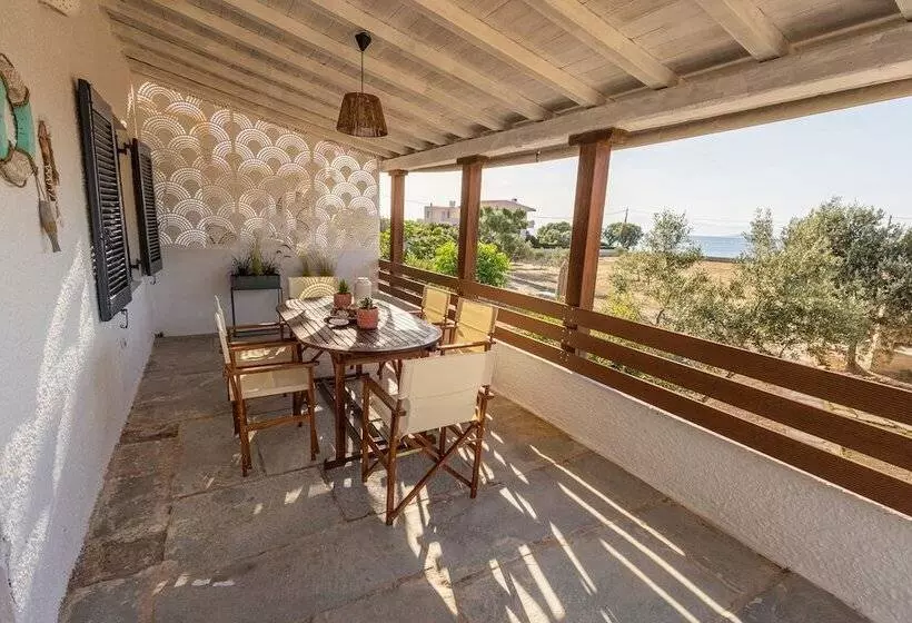 レジデンス Beachfronthouse In Aegina