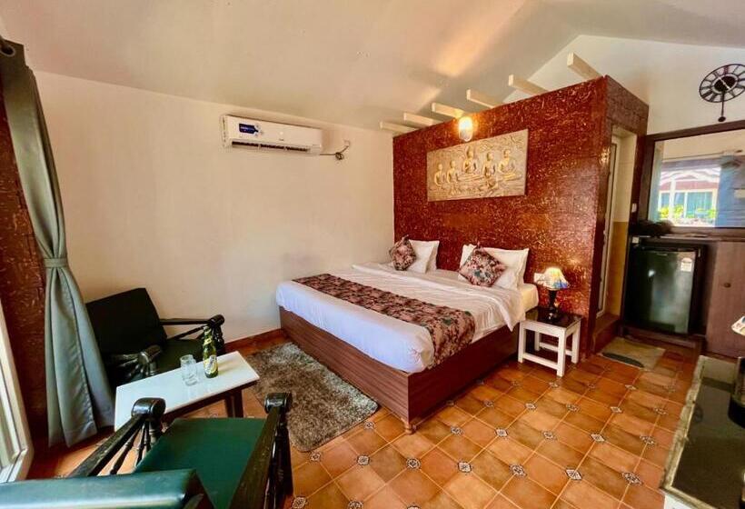בית מלון כפרי Golden Rice Inn Candolim, North Goa   Near To Beach