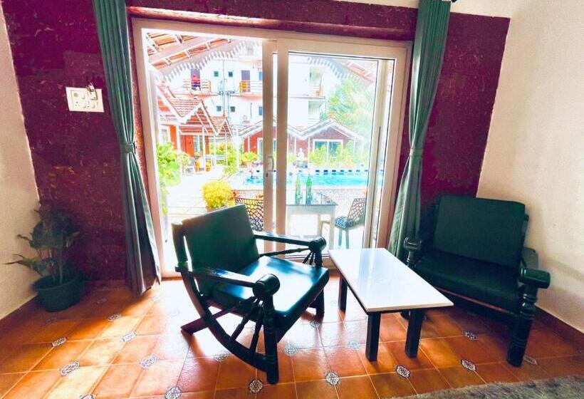 בית מלון כפרי Golden Rice Inn Candolim, North Goa   Near To Beach