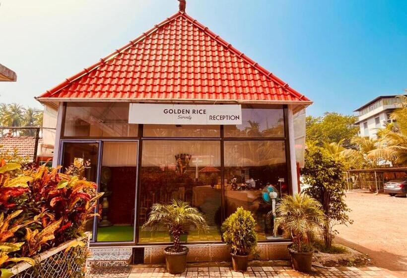 בית מלון כפרי Golden Rice Inn Candolim, North Goa   Near To Beach