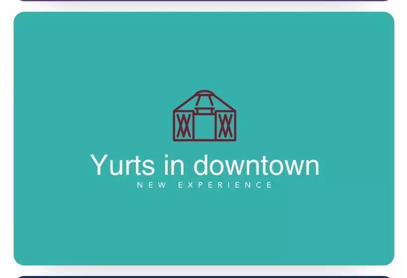 تختخواب و صبحانه Yurt Stay In Downtown