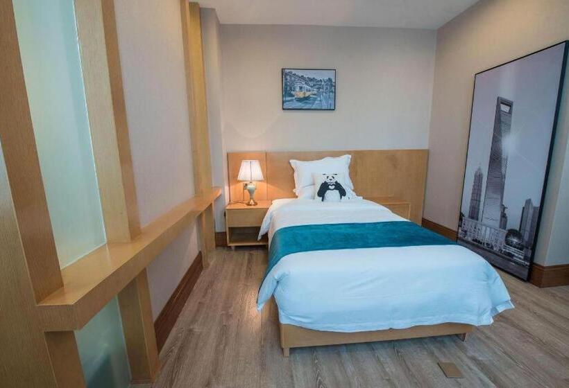 호텔 Super 8 By Wyndham Shifang Urban Rail Transportation College