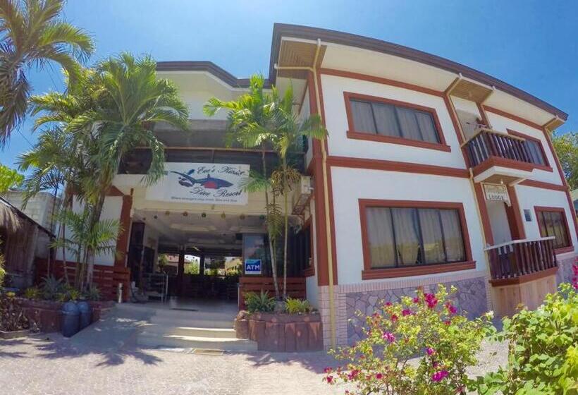 בית מלון כפרי Eve S Kiosk Dive Resort