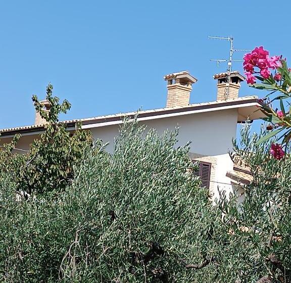 פנסיון B&b Le Luci Super Camera In Attico Interno 3 Rose Rosse