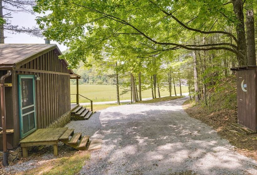 Cozy Green Bank Cabin ~ 2 Mi To Observatory!