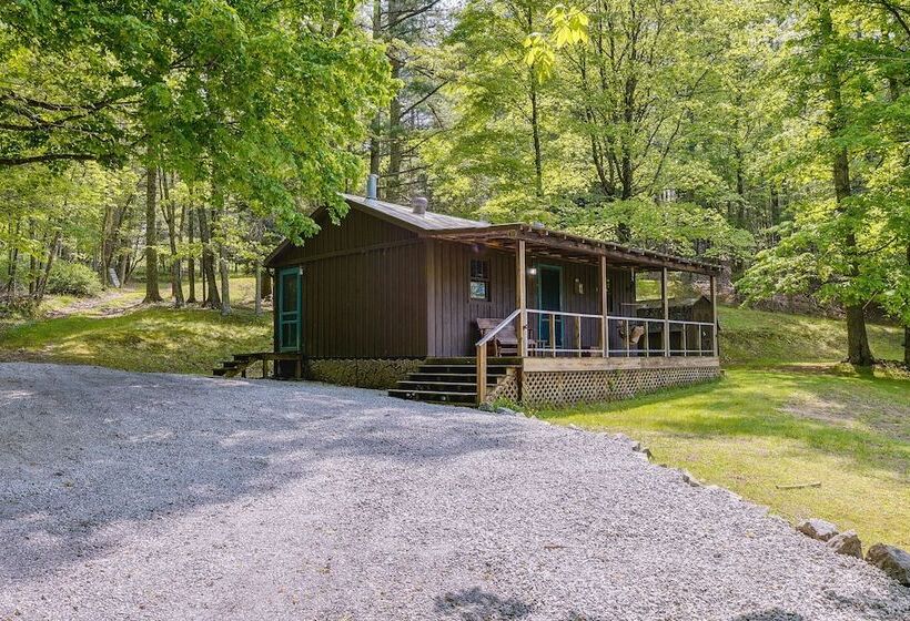 Cozy Green Bank Cabin ~ 2 Mi To Observatory!