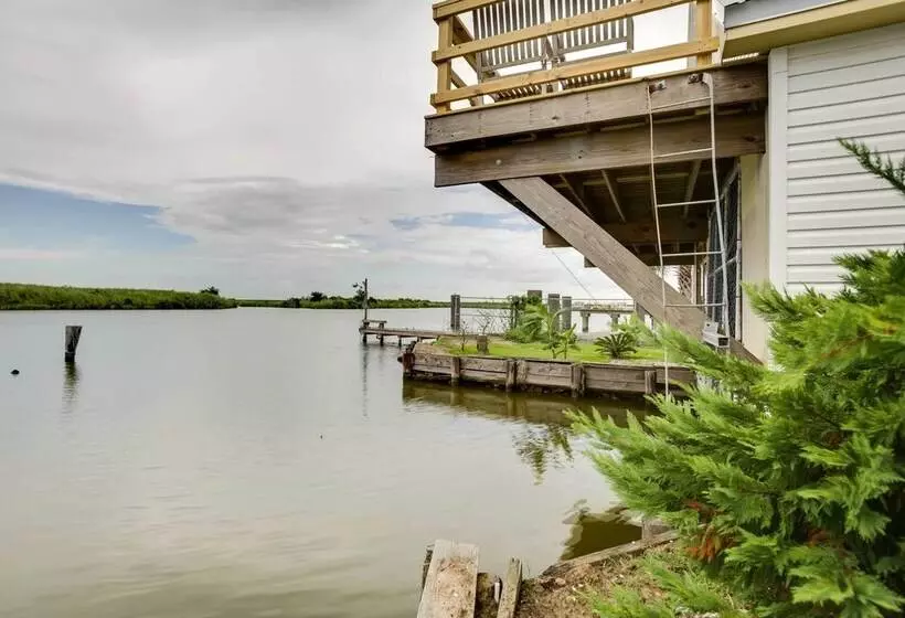 Golden Meadow Getaway: Waterfront Retreat W/ Deck