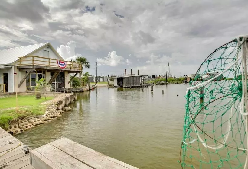 Golden Meadow Getaway: Waterfront Retreat W/ Deck