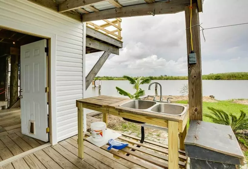 Golden Meadow Getaway: Waterfront Retreat W/ Deck