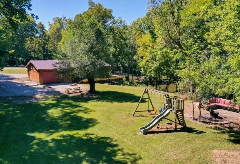 Riverfront Covington Cabin W/ Deck & Fire Pit!