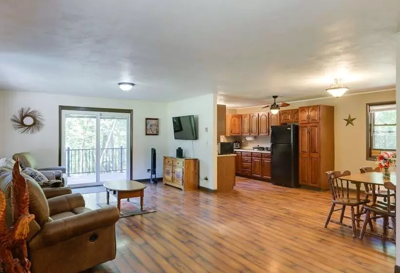 Riverfront Covington Cabin W/ Deck & Fire Pit!