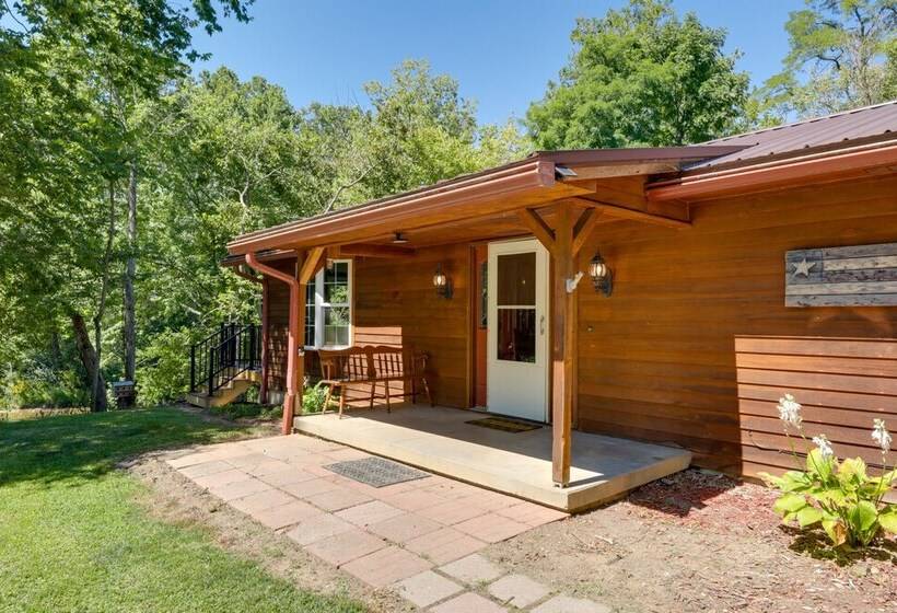 Riverfront Covington Cabin W/ Deck & Fire Pit!