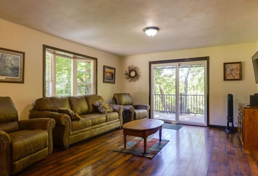 Riverfront Covington Cabin W/ Deck & Fire Pit!