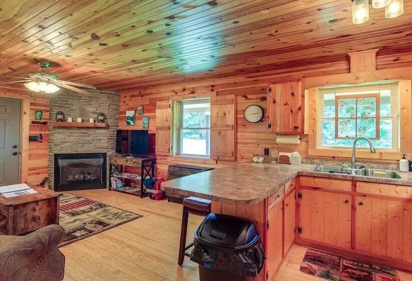 Wraparound Deck & Hot Tub: Blue Ridge Mtn Cabin