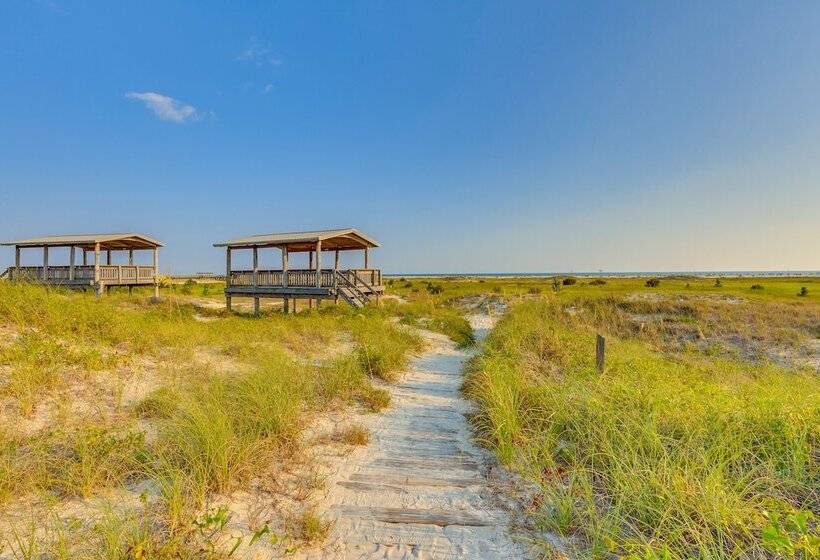 Creekfront Dauphin Island Cottage: Walk To Gulf!