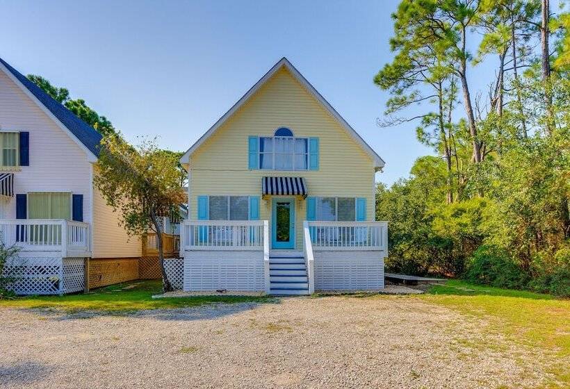 Creekfront Dauphin Island Cottage: Walk To Gulf!