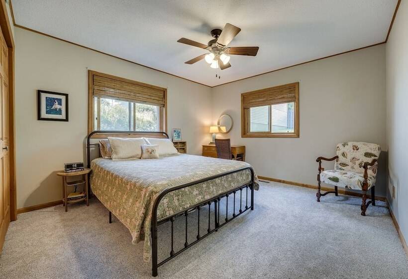 Delton Oasis Retreat W/ Lake Views & Deck!