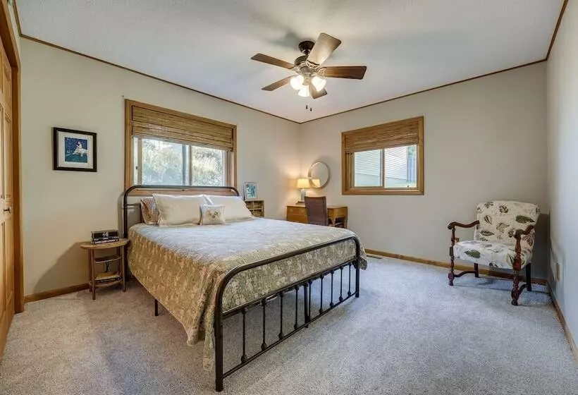 Delton Oasis Retreat W/ Lake Views & Deck!