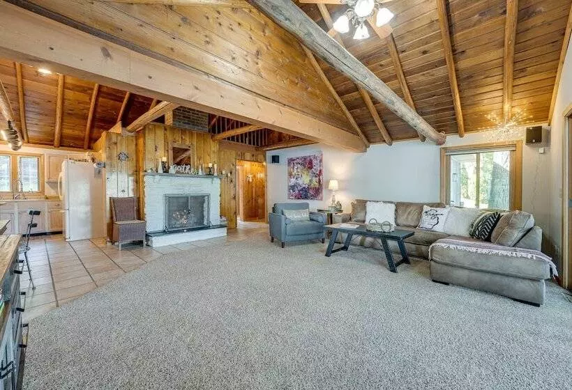 Delton Oasis Retreat W/ Lake Views & Deck!