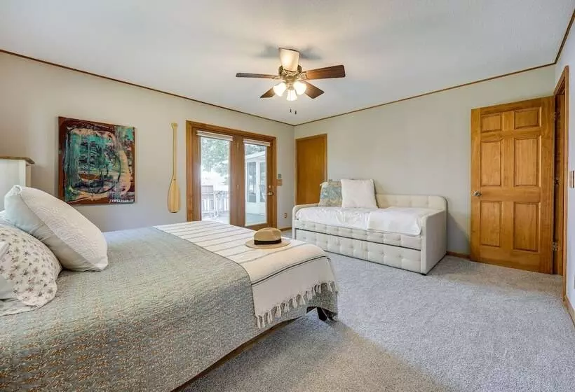 Delton Oasis Retreat W/ Lake Views & Deck!