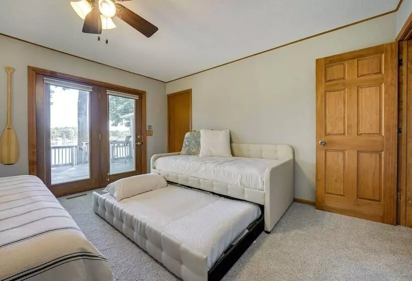 Delton Oasis Retreat W/ Lake Views & Deck!