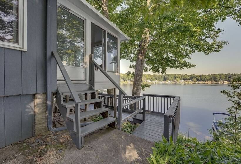 Delton Oasis Retreat W/ Lake Views & Deck!