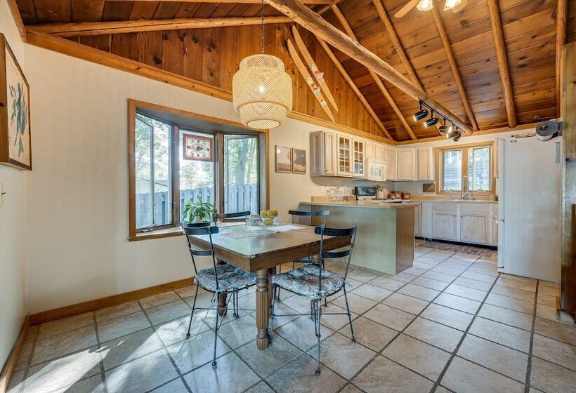 Delton Oasis Retreat W/ Lake Views & Deck!