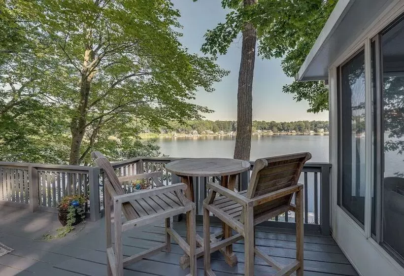 Delton Oasis Retreat W/ Lake Views & Deck!