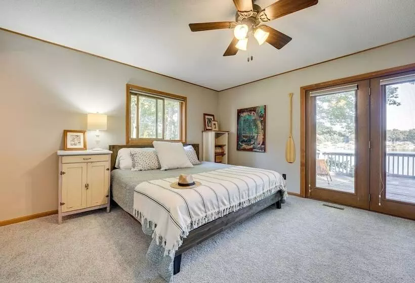 Delton Oasis Retreat W/ Lake Views & Deck!