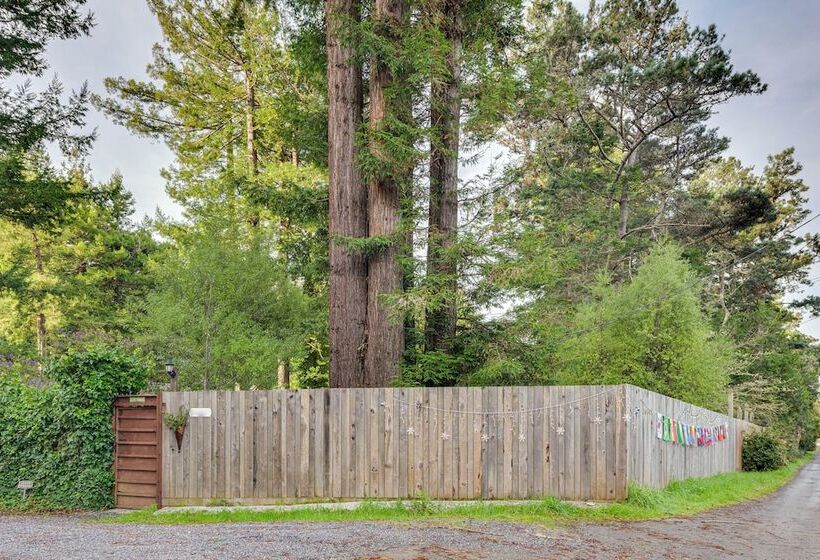 Fort Bragg  Secret Garden  Cabin W/ Hot Tub, Views
