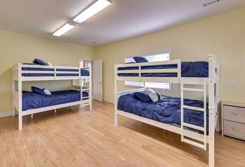 Lakefront Bella Vista Home W/ Game Room & Dock!