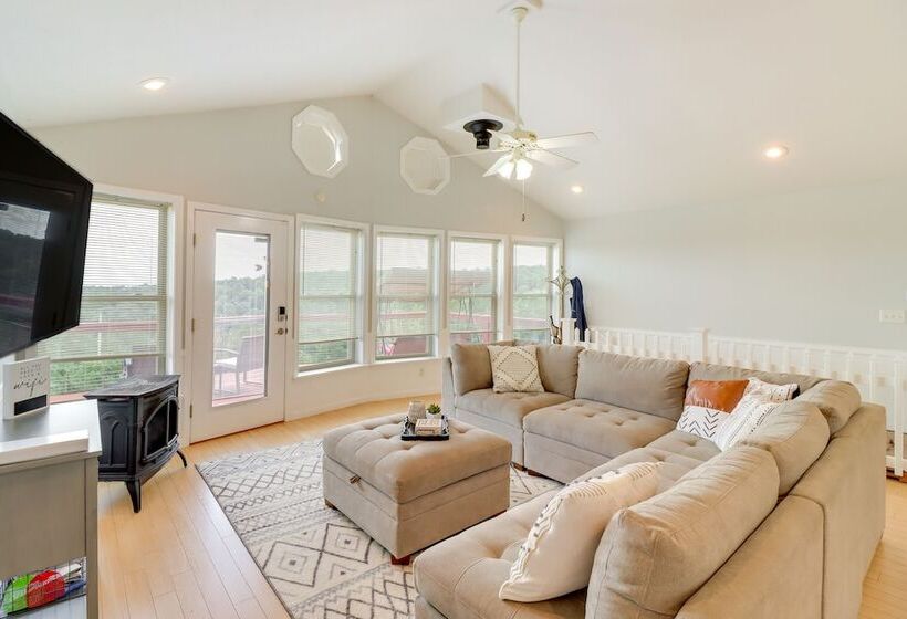 Spacious Yellville Retreat W/ Deck & Balcony