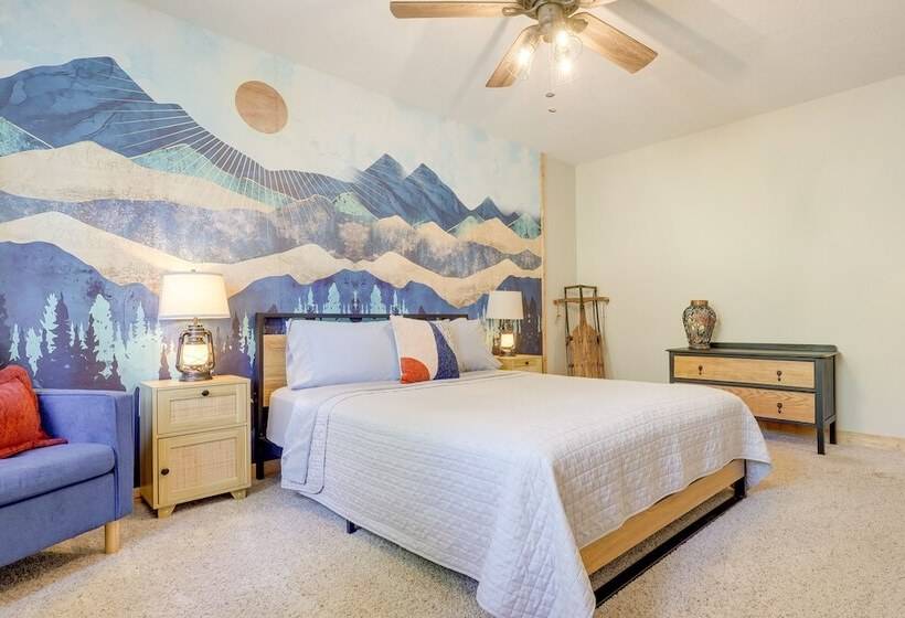 Stylish Angel Fire Cabin W/ Deck 2 Mi To Ski Mtn