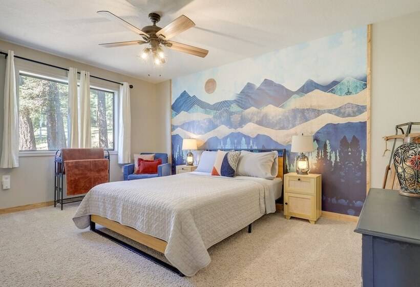 Stylish Angel Fire Cabin W/ Deck 2 Mi To Ski Mtn