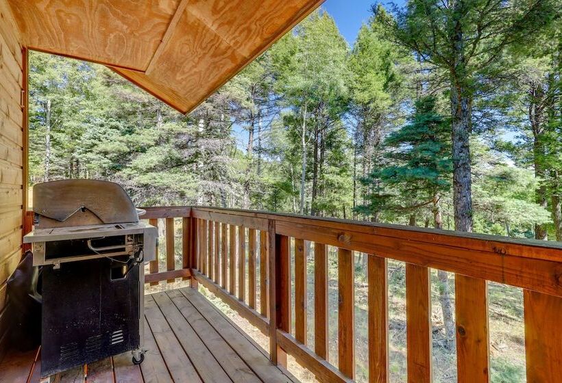 Stylish Angel Fire Cabin W/ Deck 2 Mi To Ski Mtn