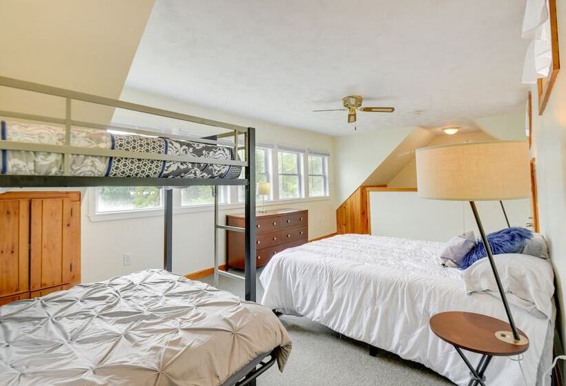 Waterfront Gray Home W/ Furnished Deck & Fire Pit!