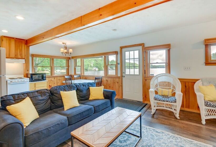 Waterfront Gray Home W/ Furnished Deck & Fire Pit!