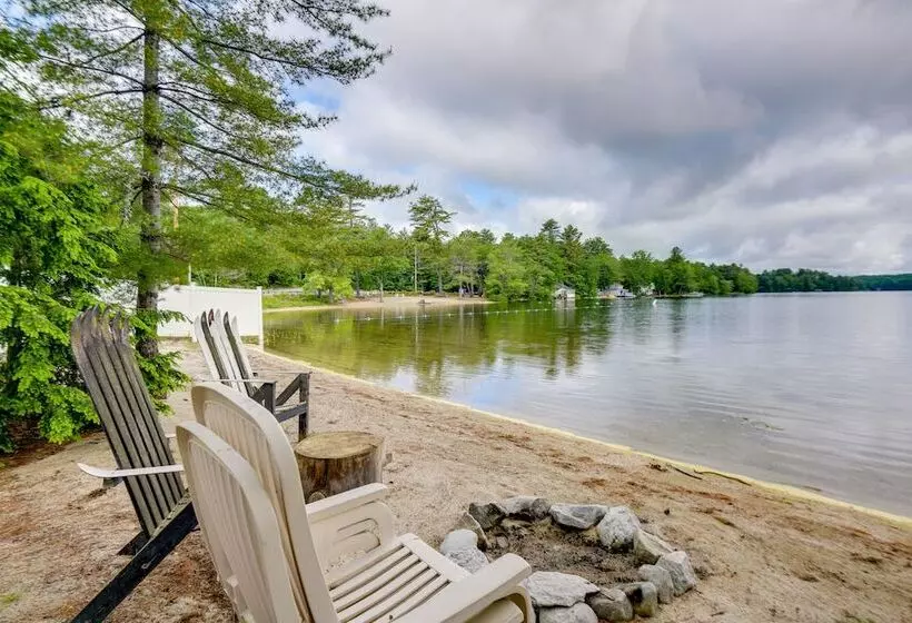 Waterfront Gray Home W/ Furnished Deck & Fire Pit!